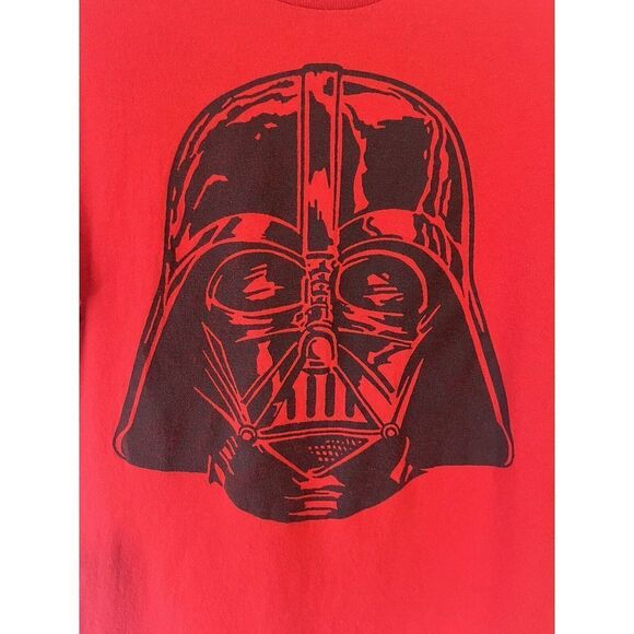 Star Wars Shirt Mens Medium Red Short Sleeve Darth Vader Fifth Sun Tee Shirt - Picture 6 of 8